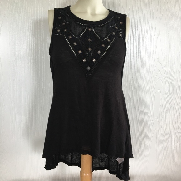 Free People High Low Sleeveless Top SzXS - Picture 2 of 8